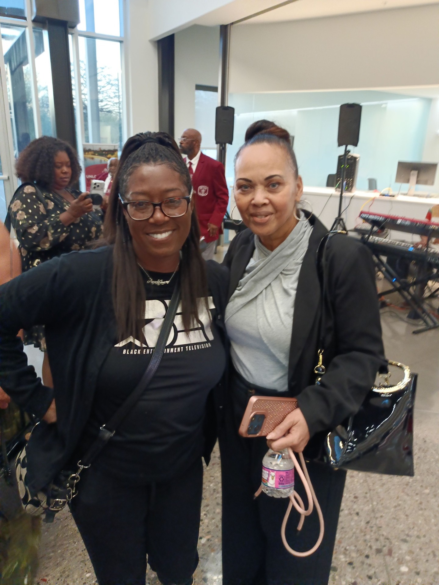 Networking at a BET community event