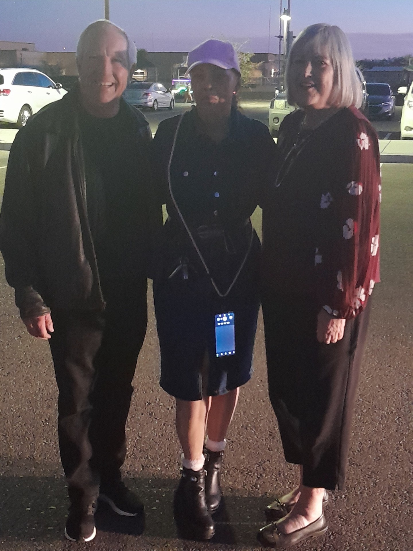 Evening community gathering with neighbors