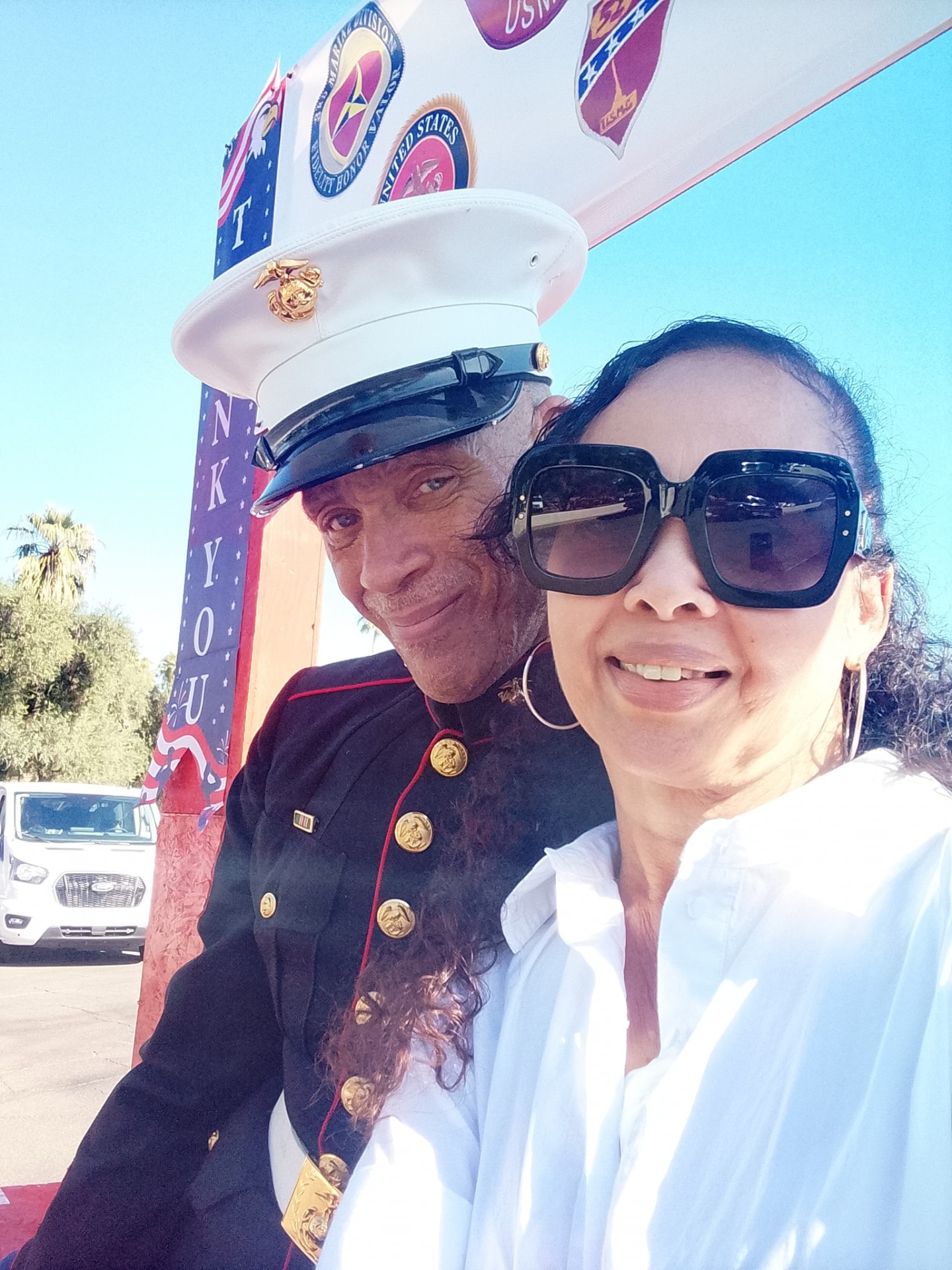Honoring a U.S. Marine veteran