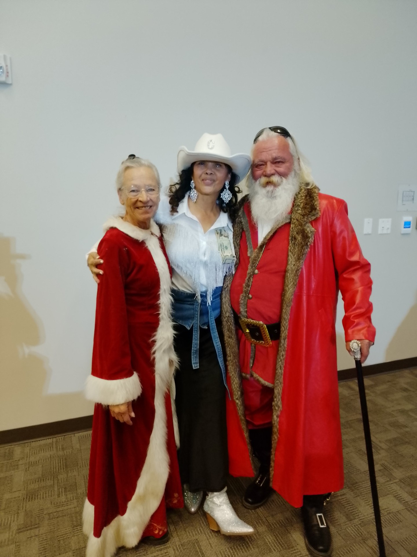 Holiday community event with Santa and Mrs. Claus