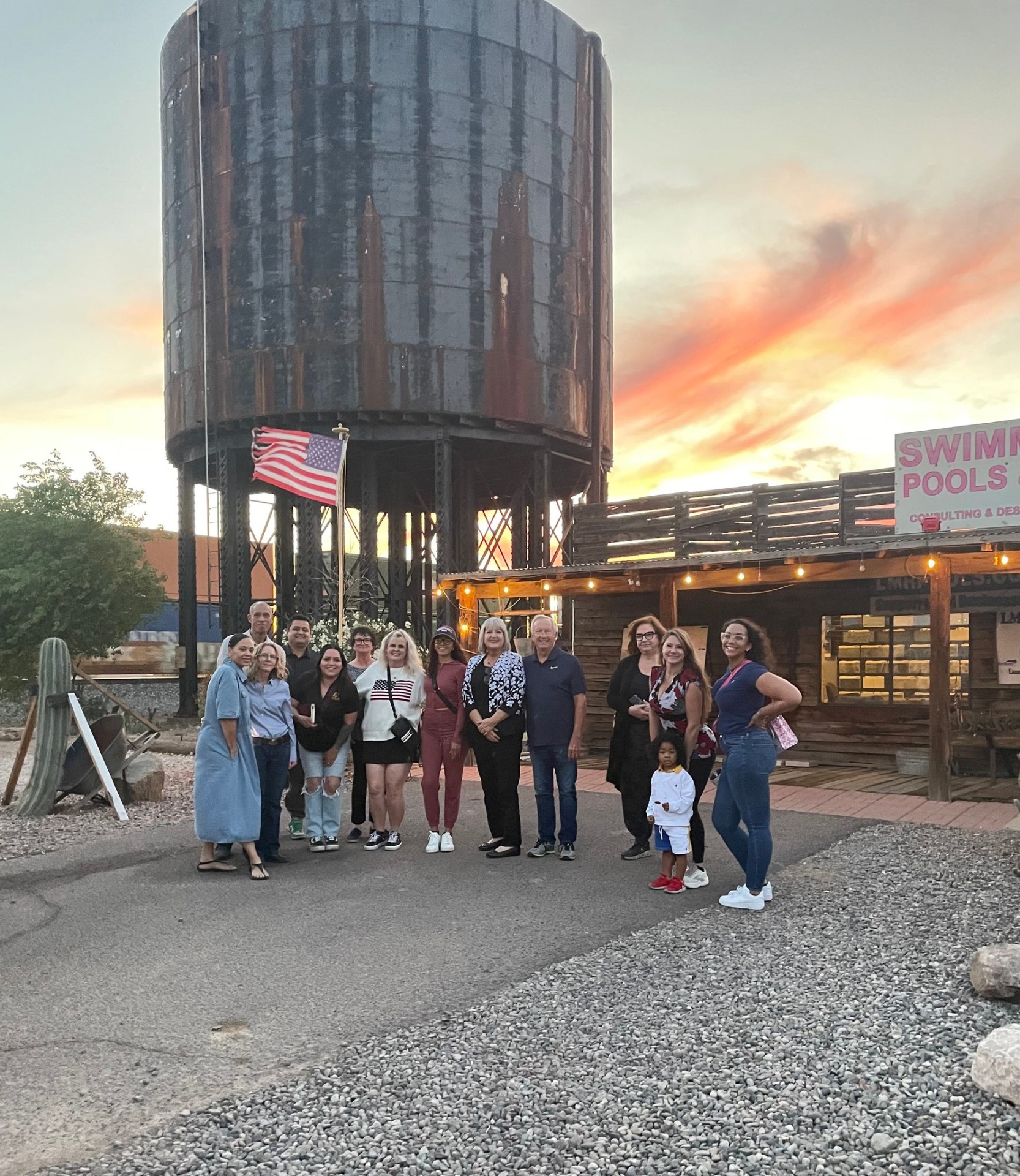 Sunset community gathering in Maricopa